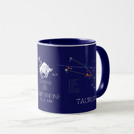 Taza Zodiac Constellation Taurus