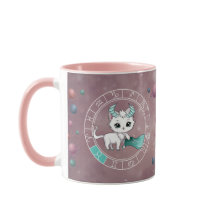 Zodiac Taurus Cute Cat Wheel Planet Astrología