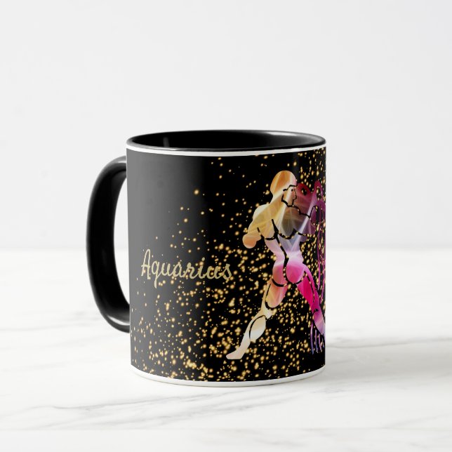Taza Zodiaco del acuario (Anverso izquierdo)