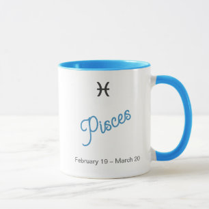 Taza Zodíaco Piscis – Taza de Café Astrología