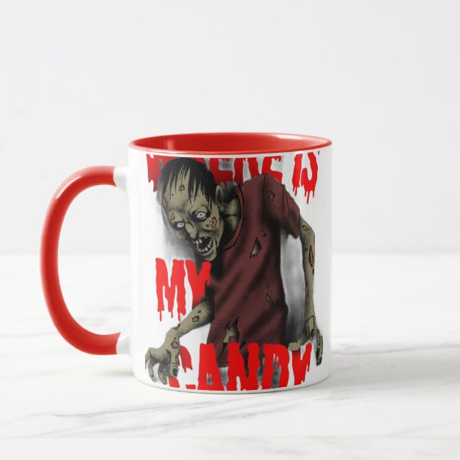 Taza Zombie Candy Hunt Mug - Edición de Halloween (Izquierda)