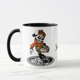 Taza Zombie Skater nombres personalizados mugs