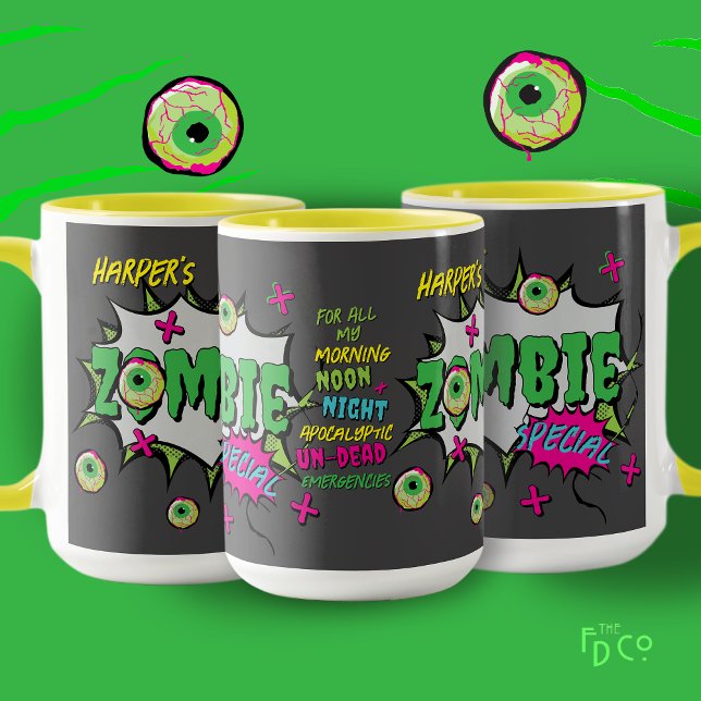 Taza Zombie Special Ghoulishly Fun Personalized  (Subido por el creador)