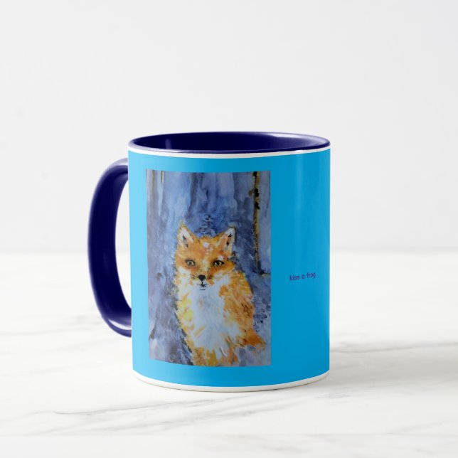 Taza Zorro Azul (Anverso izquierdo)