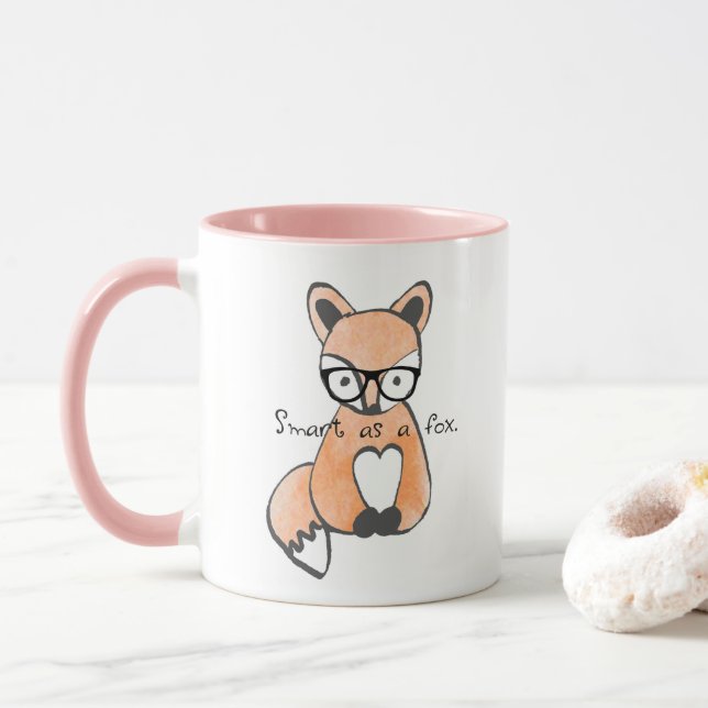 Taza Zorro Inteligente Lindo (Con donut)