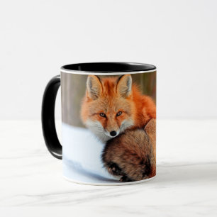 Taza Zorro Rojo En Nieve Yukon