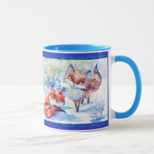 Taza Zorros del invierno, zorros del invierno