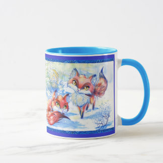Taza Zorros del invierno, zorros del invierno