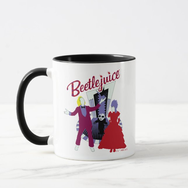 Taza Zumo de remolacha | Beetlejuice & Lydia Boda (Izquierda)