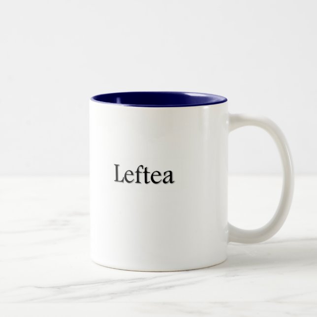 Taza zurda del té de Leftea (Derecha)