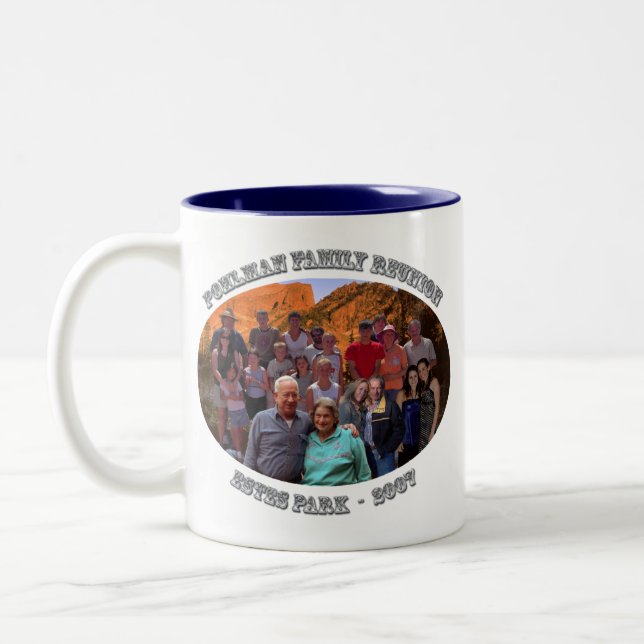 taza zurda para la reunión de familia del pohlman (Izquierda)