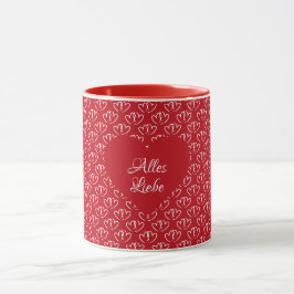 Taza Zwei verbundene Herzen - 
