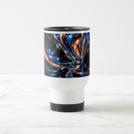Tazas 3D Vórtice de Metal Cósmico