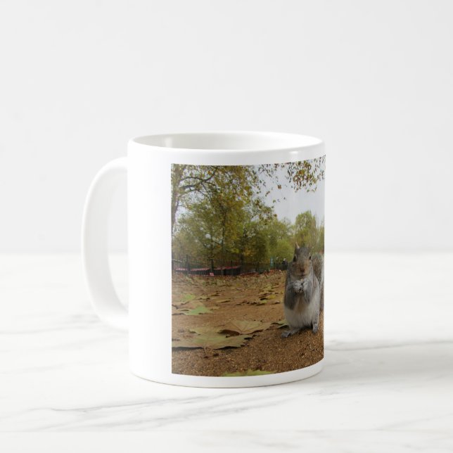 Tazas Ardilla Gris Hyde Park Londres (Anverso izquierdo)