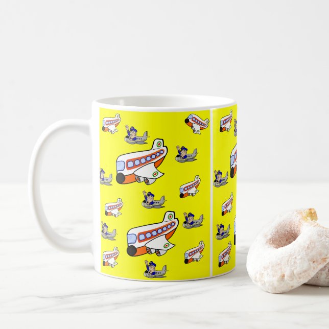 tazas aviones (Con donut)