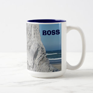 Tazas BOSS regalos Taza del jefe Deriva de madera