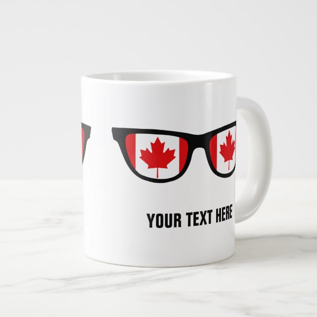 Tazas canadienses del personalizado de las sombras (Derecha)