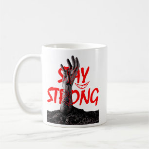  Tazas : Cita Motivacional Mantén Fuerte 