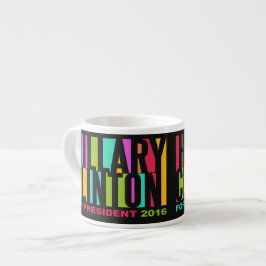 Tazas coloridas de Hillary Clinton 2016