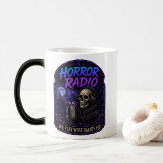 Tazas con cambio de color de Radio Plays de Terror
