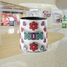 Tazas con "efecto 3D para el Día de la Madre"