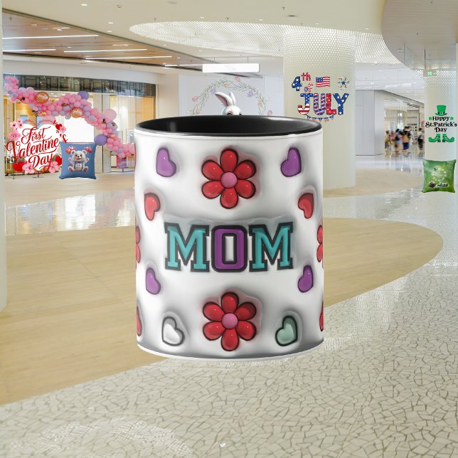 Tazas con "efecto 3D para el Día de la Madre"  (Subido por el creador)