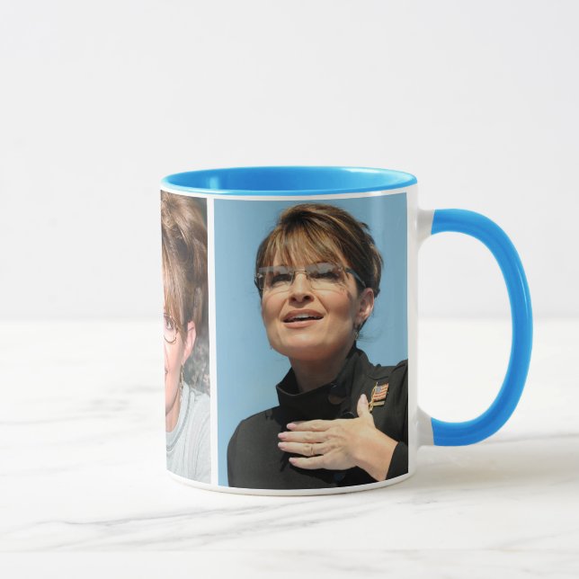 Tazas con foto de Sarah Palin (Derecha)