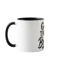Tazas con la cita "Cosas Buenas Están en Marcha"