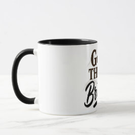 Tazas con la cita "Cosas Buenas Están en Marcha"