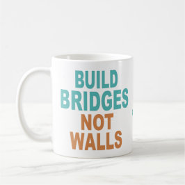 Tazas con nombre personalizado «Construye puentes,