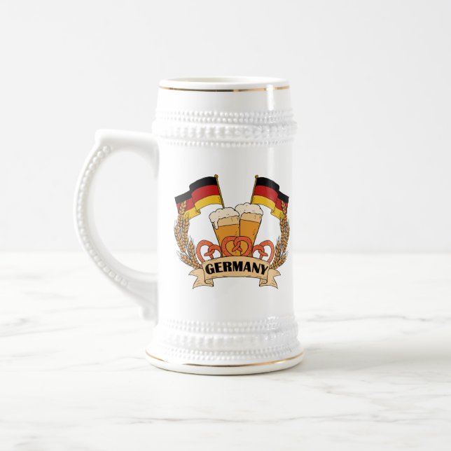 Tazas conocidas de encargo de la cerveza alemana (Izquierda)