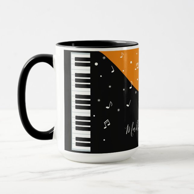 Tazas conocidas de encargo de la música del piano (Izquierda)