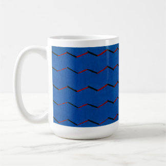 Tazas de arte de impresión de bloque de madera de 