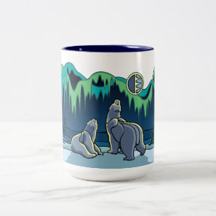 Tazas de arte de oso nativo Polar Bear Cup & Vasos