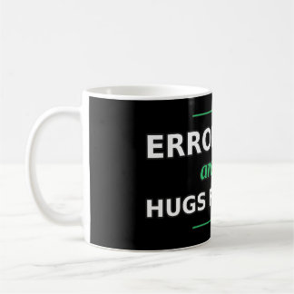 Tazas de barras de error son solo abrazos para la