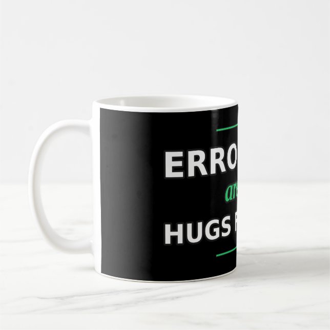 Tazas de barras de error son solo abrazos para la  (Izquierda)