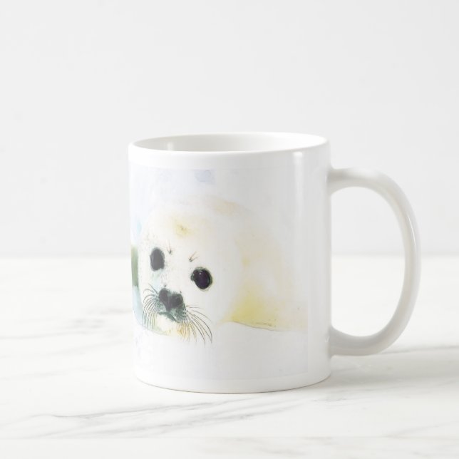 Tazas de bebé de foca de amor (Derecha)