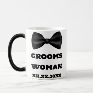 Tazas de boda para dama de honor con nombre de la