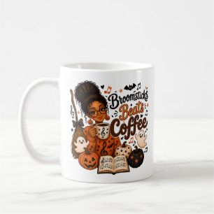 Tazas De Broomsticks Ritmos Café Música Halloween