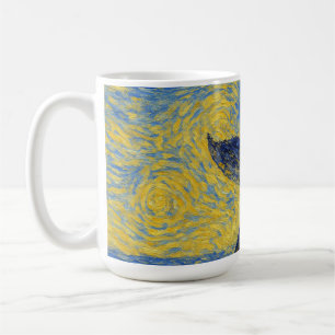 Tazas de buceo jorobadas al estilo de Van Gogh