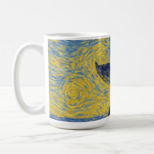 Tazas de buceo jorobadas al estilo de Van Gogh (Izquierda)