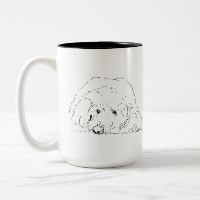 Tazas de café Cockapoo, ideas de regalos para aman (Izquierda)