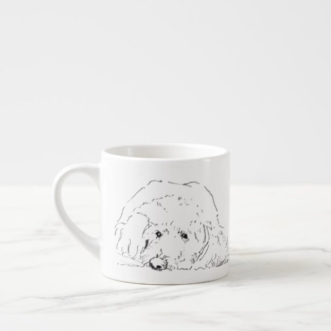 Tazas de café Cockapoo, ideas de regalos para aman (Izquierda)