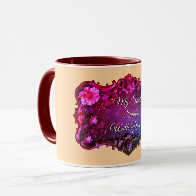 Tazas de café con citas de amor personalizadas (Anverso izquierdo)