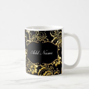 Tazas de café con clase del monograma