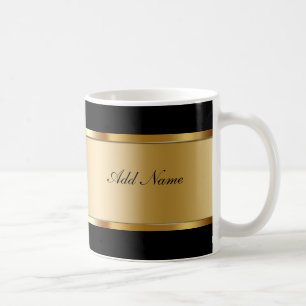 Tazas de café con clase del monograma