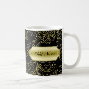 Tazas de café con clase del monograma