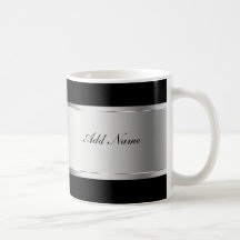 Tazas de café con clase del monograma