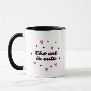 Tazas de café con estampado de corazón