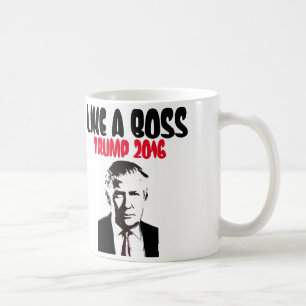 Tazas de café de Donald Trump, COMO BOSS